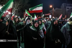 اجتماع مردمی در خونخواهی امام شهید امت - چهارراه کوکاکولا