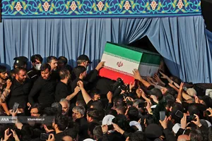 تشییع پیکر مطهر امام مجاهد شهید در شهر مقدس قم