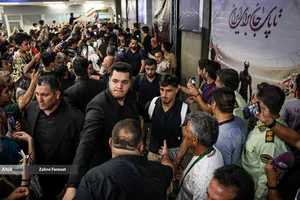 آیین استقبال از ملی پوشان 