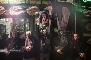 دومین شب عزاداری در سوگ رهبر شهید انقلاب - خیابان نبرد
