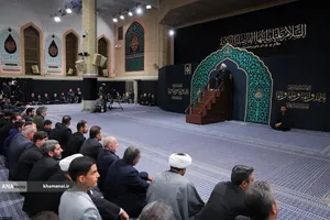 عزاداری ایام شهادت حضرت فاطمةالزهرا(س) با حضور رهبر معظم انقلاب