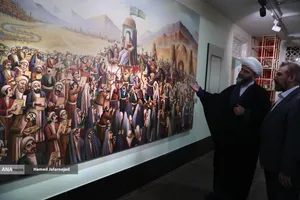 مراسم افتتاح نمایشگاه &laquo; آیینه&zwnj;های نعت&raquo; آیین گرامیداشت ۱۵۰۰مین سالگرد میلاد پیامبر اکرم(ص) با حضور حجت&zwnj;الاسلام والمسلمین محمد قمی رییس سازمان تبلیغات اسلامی