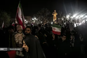 دومین شب عزاداری در سوگ رهبر شهید انقلاب - خیابان نبرد