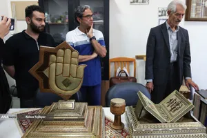 کارگاه مرکز تخصصی مرمت دانشگاه آزاد اسلامی واحد استاد فرشچیان