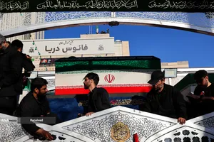 تشییع پیکر مطهر آقای شهید ایران و خانواده ایشان در مشهد