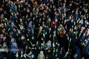 تجمع محکومیت هتک حرمت مساجد در مسجد بهشتی تهران