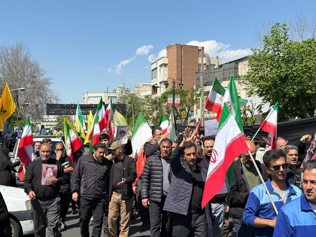 تهران در سوگ رهبر شهید/  گزارش آنا از مراسم عزاداری اربعین قائد امت + فیلم و عکس