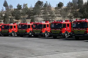 مراسم بزرگداشت روز آتش&zwnj;نشان در برج میلاد تهران