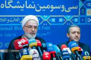 نشست خبری حجت الاسلام حمید رضا ارباب سلیمانی رییس سی و سومین نمایشگاه بین المللی قرآن کریم 