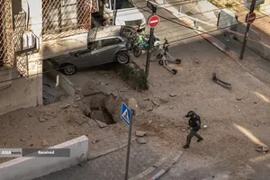 اصابت موشک &zwnj;های بارشی ایران در تلاویو