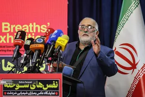 آیین افتتاحیه نمایشگاه عکس &laquo;نَفَس&zwnj;های سوخته&raquo;