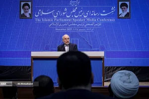 نشست خبری محمدباقر قالیباف رئیس مجلس شورای اسلامی