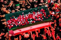تشییع پیکر مطهر امام مجاهد شهید در کربلای معلی