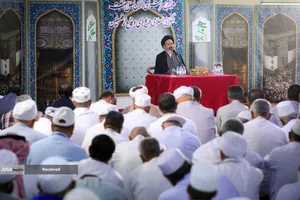 سخنرانی حجت الاسلام والمسلمین سید عبدالفتاح نواب سرپرست حجاج ایرانی در همایش سراسری زائران اهل سنت با عنوان همگرایی اسلامی در حج برای دفاع از فلسطین