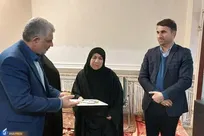 دیدار رئیس مرکز شاهد و ایثارگران دانشگاه آزاد با خانواده شهید عبدی‌زاده