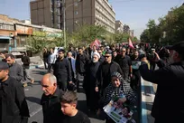 حضور رئیس قوه قضاییه در مراسم تشییع پیکر مطهر قائد شهید امت