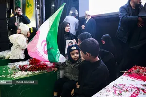 وداع و تشییع پیکر مطهر فرمانده یگان ویژه فاتحین سردار سرتیپ پاسدار شهید محمد علی فتحعلی زاده و&zwnj; همرزمانش