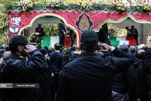 تشییع پیکر مطهر 100 شهید گمنام - معراج شهدا