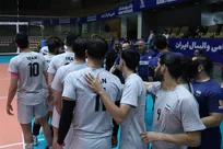 بازی‌های کشورهای اسلامی | ملی پوشان والیبال با بازوبند مشکی وارد زمین می‌شوند