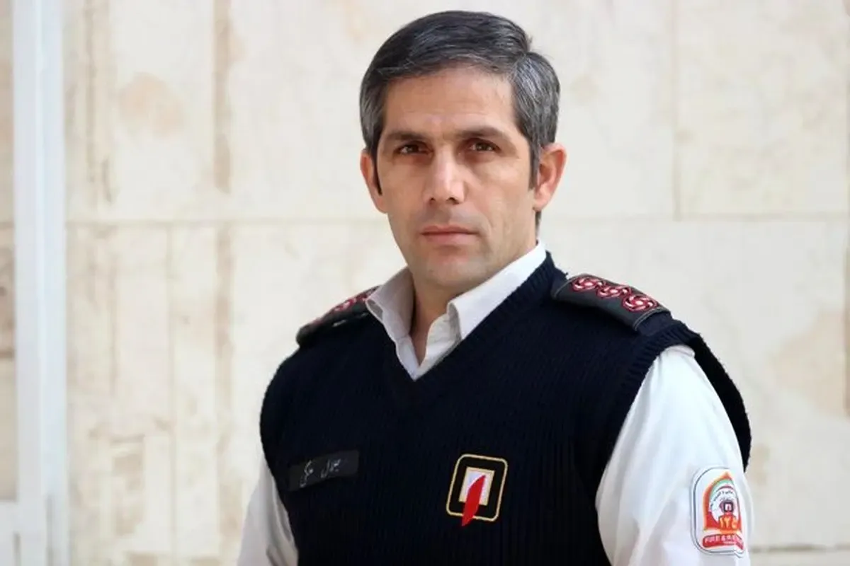 جلال ملکی سخنگوی سازمان آتش نشانی
