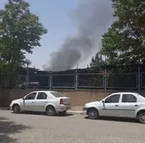 دود سیاه جنوب تهران ناشی از آتش‌سوزی ضایعات بود