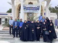 گلزار مطهر شهدای شهر بوشهر غبارروبی شد