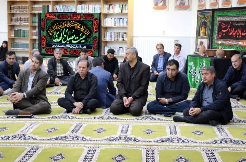 طشت‌گذاری مسجد دانشگاه آزاد اردبیل 