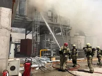 آتش‌سوزی اداره برق آلستوم در ستارخان تهران/ هیچ مصدوم و تلفاتی وجود ندارد