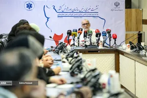 نشست خبری رئیس سازمان اورژانس کشور