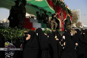 تشییع پیکر مطهر 100 شهید گمنام - معراج شهدا