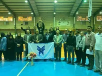 تیم منطقه 8 دانشگاه آزاد قهرمان مسابقات بسکتبال یادواره شهدای خدمت شد