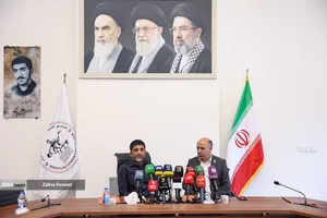 مراسم امضای تفاهم&zwnj;نامه همکاری فدراسیون کشتی و دانشگاه آزاد اسلامی