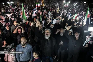 دومین شب عزاداری در سوگ رهبر شهید انقلاب - خیابان نبرد