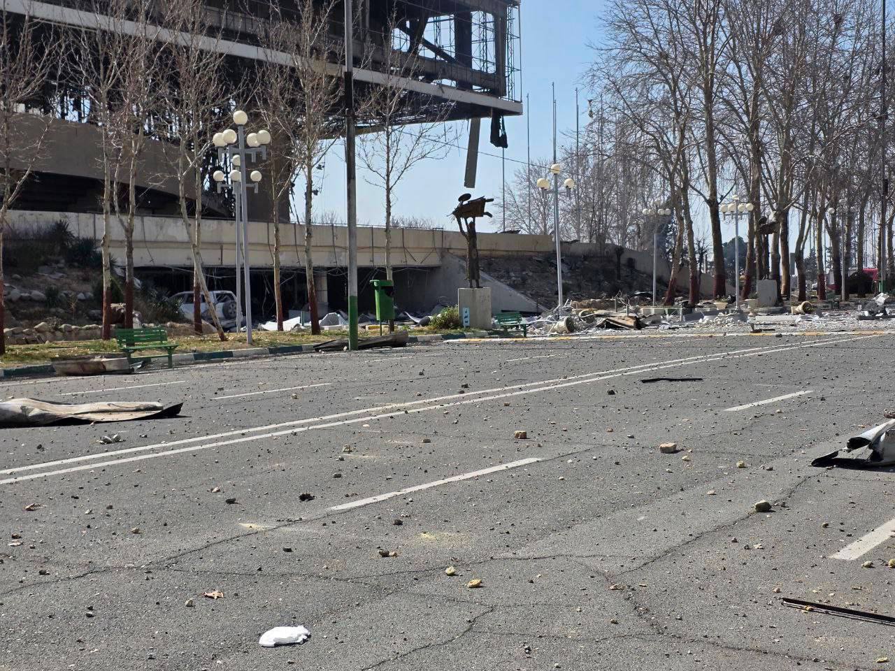 ورزشگاه‌های آسیب دیده جنگ تحمیلی آمریکا و صهیونیسم+تصاویر