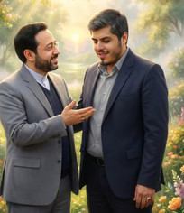 دعای شهادت مادر شهید مالک رحمتی بر سر مزار پسرش