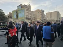 حضور دکتر رنجبر در راهپیمایی سراسری مردم در محکومیت اقدامات تروریستی اخیر کشور