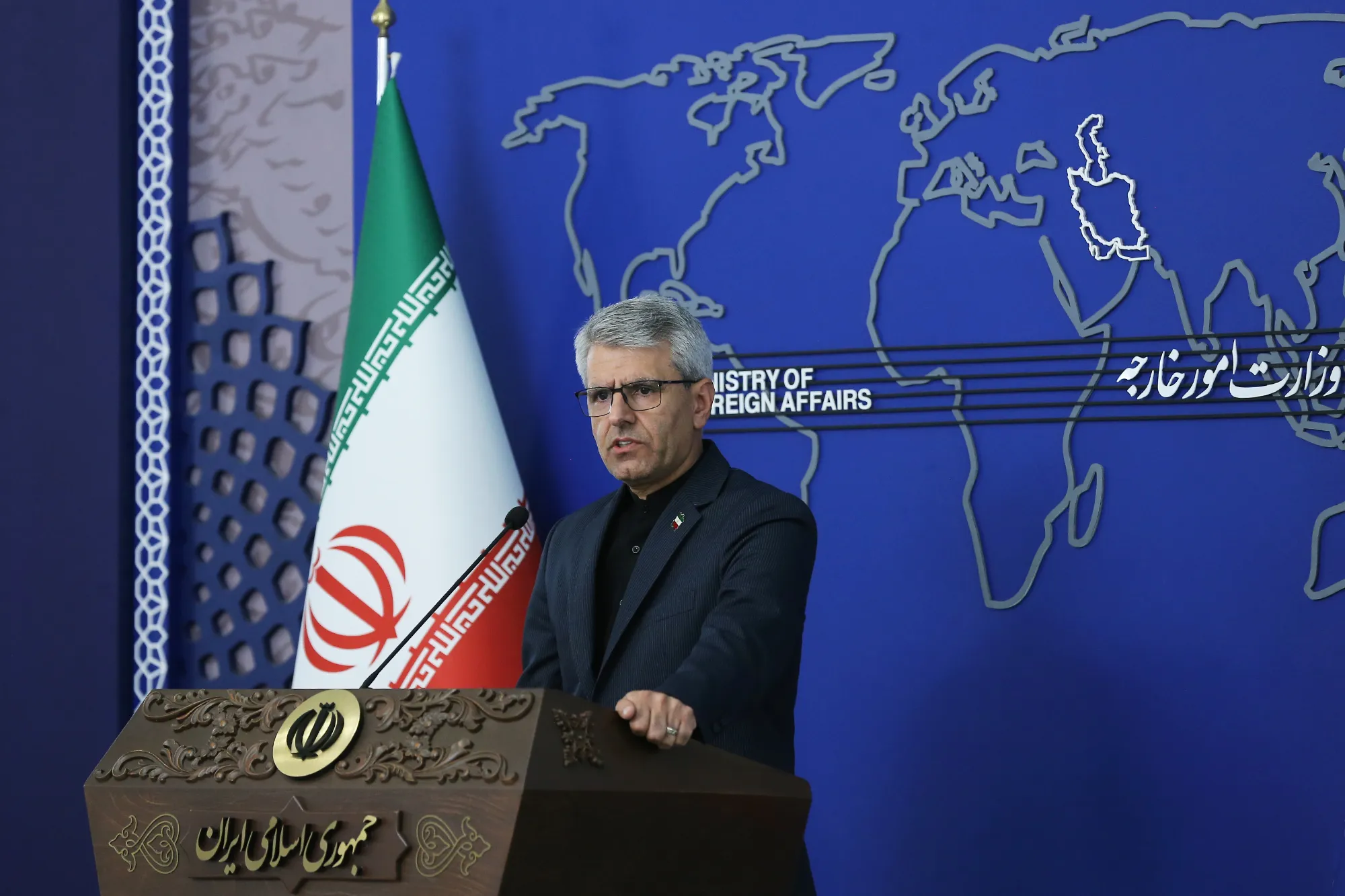 نشست خبری اسماعیل بقایی سخنگوی وزارت امور خارجه