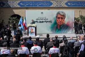 مراسم تشییع پیکر &laquo;بهروز رضوی&raquo; 