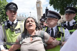 دستگیری 365 نفر از حامیان فلسطین توسط پلیس لندن