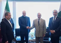 ديدار شهباز شریف و عاصم منیر با قالیباف