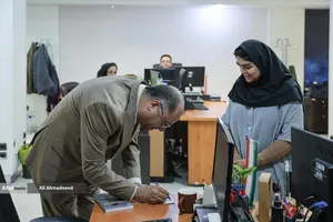 بازدید حسین قرایی مدیرکل روابط عمومی سازمان صداوسیما از خبرگزاری آنا