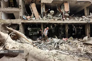 موشک باران سرزمین های اشغالی توسط سپاه پاسداران انقلاب اسلامی