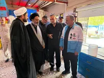 بازدید میدانی نماینده ولی‌فقیه در امور حج و زیارت و رئیس سازمان حج از زیرساخت‌های خدماتی مرز مهران
