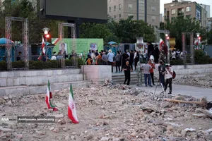 اجرای موسیقی آذری در میدان هفت تیر تهران