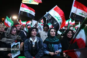 اجتماع مردمی در حمایت از رزمندگان اسلام