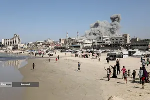 مردم آواره شهر غزه