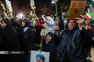 تجمع محکومیت هتک حرمت مساجد در مسجد بهشتی تهران