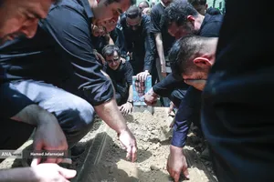 تشییع و تدفین پیکر مطهر بسیجی شهید حسین یوسفخانی