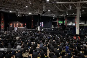 دومین شب مراسم عزاداری حضرت اباعبدالله الحسین(ع) از طرف رهبر انقلاب
