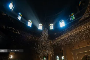 مسجدی که پس از ۴۴ سال بار دیگر در آتش سوخت